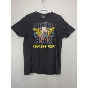 Betty Boop Fearless Tour T shirt Tee Top Large Concert Festival